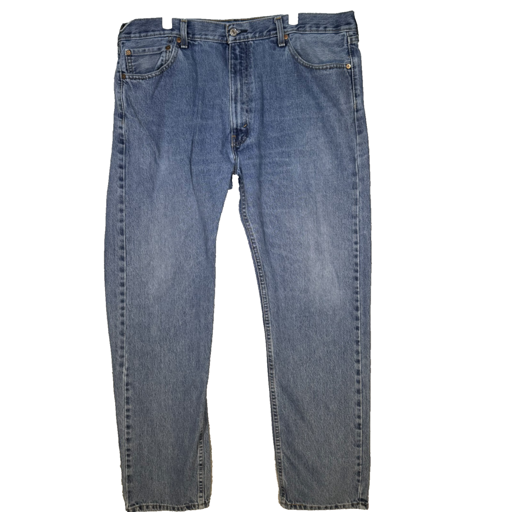 Levi's 505 Men's Jeans 40x34 Blue Denim Regular Fit Straight Leg Zip Fly
